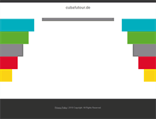 Tablet Screenshot of cubafutour.de